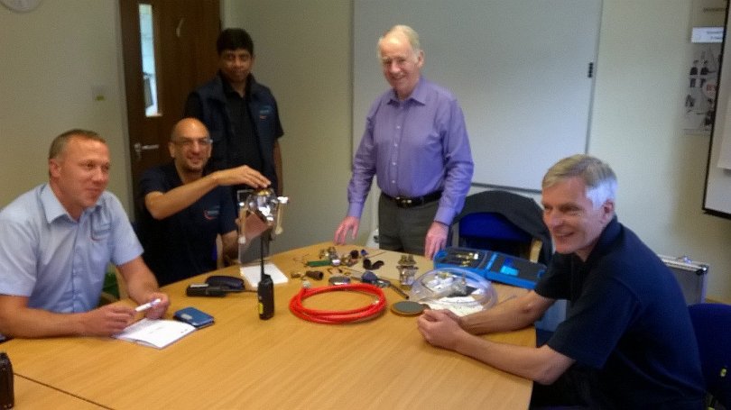 HorneEng's tweet photo. FOC #Training at Barnet Hospital - exploring the multitude #maintenance features of our award-winning #Optitherm thermostatic #clinical #tap https://t.co/lZ7V0o0mSa