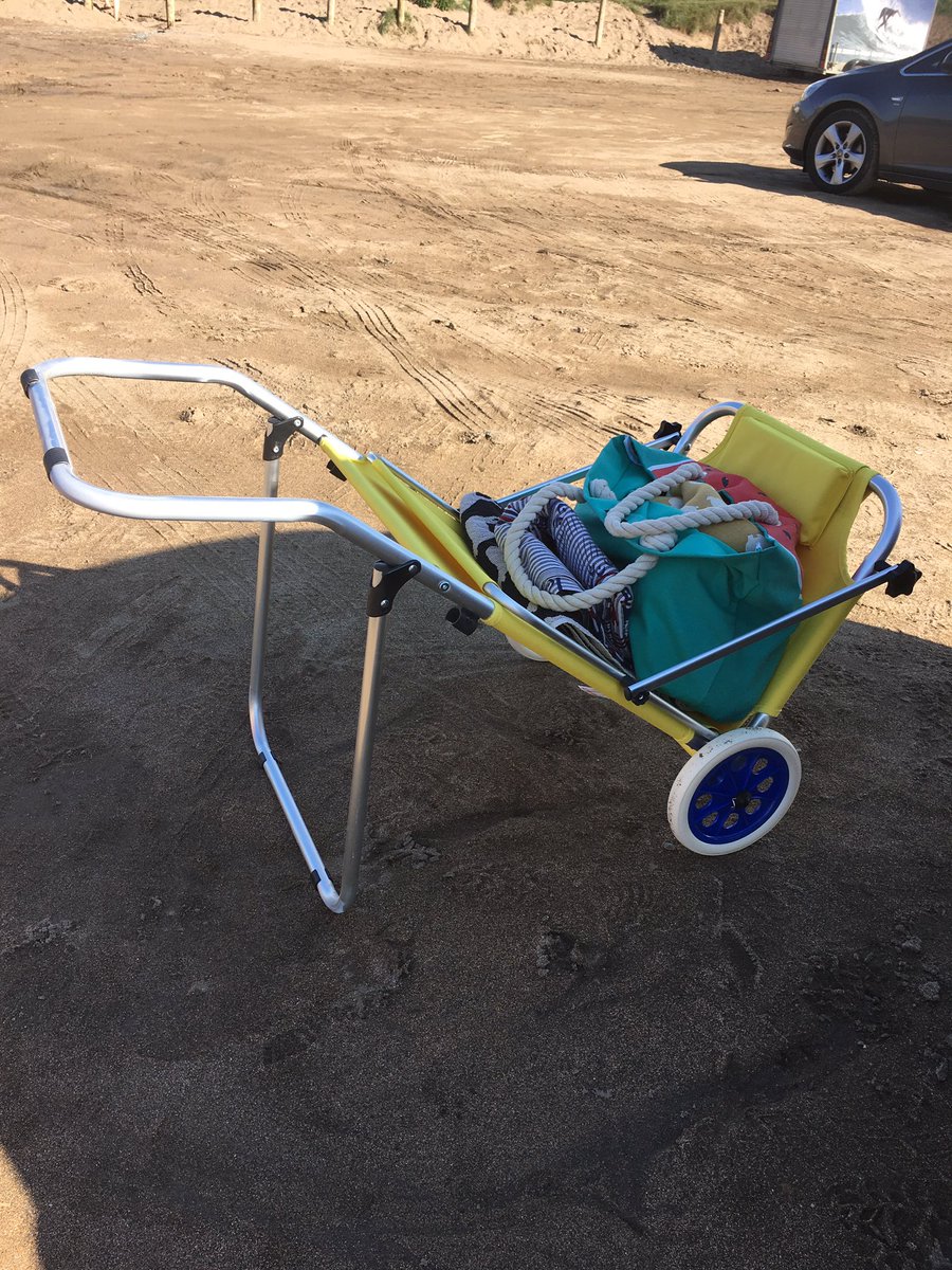ClarissaAH's tweet photo. Absolutely loved using my new beach trolley from @_RollOnSummer in #bude #cornwall last week. 👌🏼👍🏻so clever! https://t.co/IDyBla8vhw