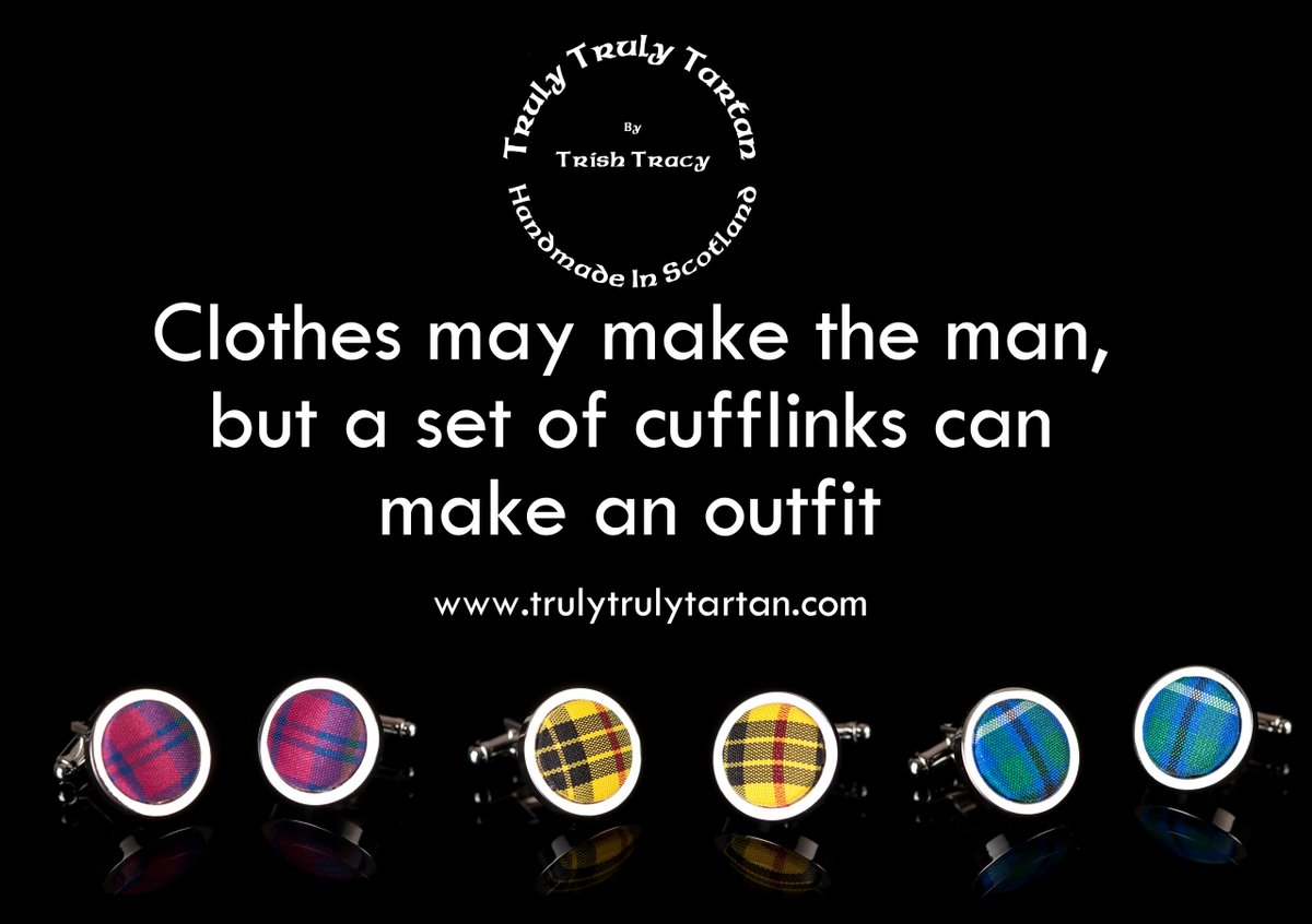 #cufflinks #tartan #handmade #scotland #giftideas #forhim