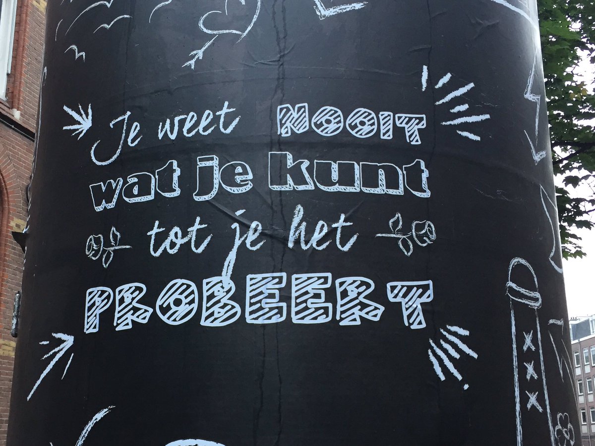 MilesandMore_NL's tweet image. Wijze woorden onderweg #amsterdam