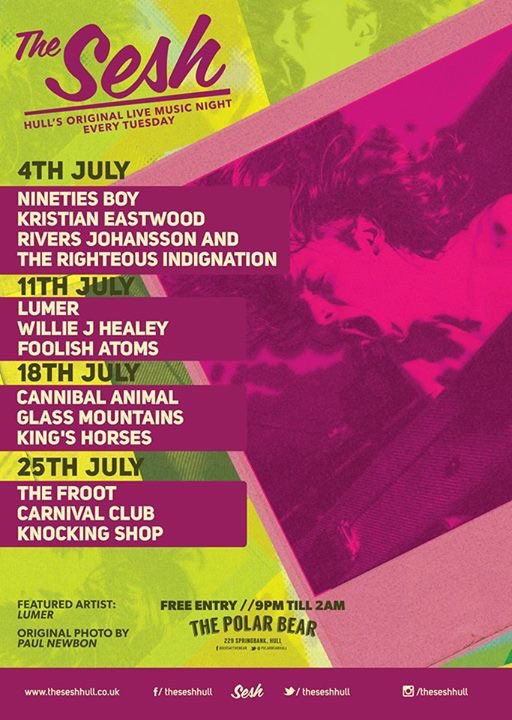 Come smell us down <a href="/PolarBearHull/">The Polar Bear</a> tomorrow night for <a href="/theseshhull/">The Sesh</a> on around 11/11.30 
X