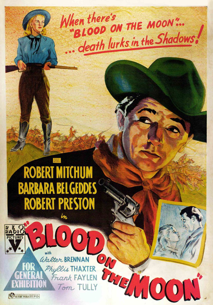 brattleevents's tweet photo. Monday: Robert Mitchum Westerns double feature w/ BLOOD ON THE MOON (3+7) and PURSUED (5+9). Trailers &amp; tix at https://t.co/LX5b5vZ8nq https://t.co/LoLYYvnvN1