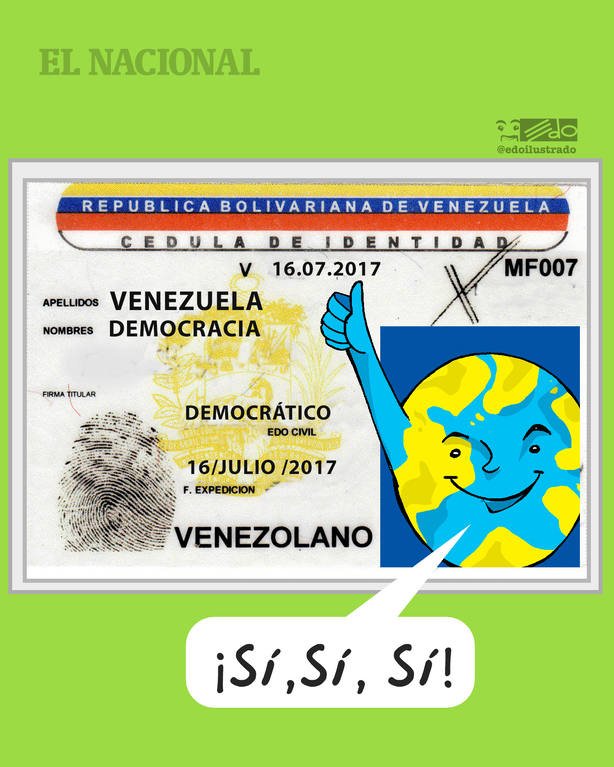 ElNacionalWeb's tweet photo. #LaCaricatura del día “Sí, sí, sí” | Por @edoilustrado https://t.co/4qeYJffS0d  https://t.co/2GHbT8EYKe