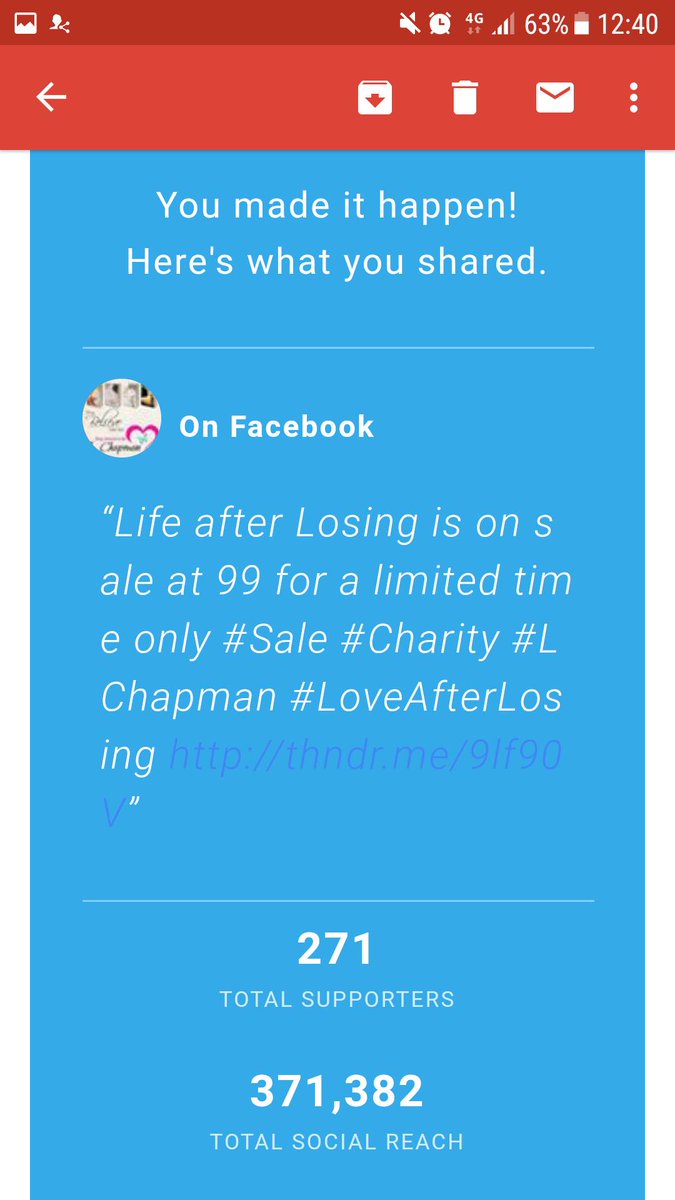 L_Chapman23's tweet photo. Thank you for all your support #LoveAfterLosing #LChapman #Charity https://t.co/GjcUS5leYn