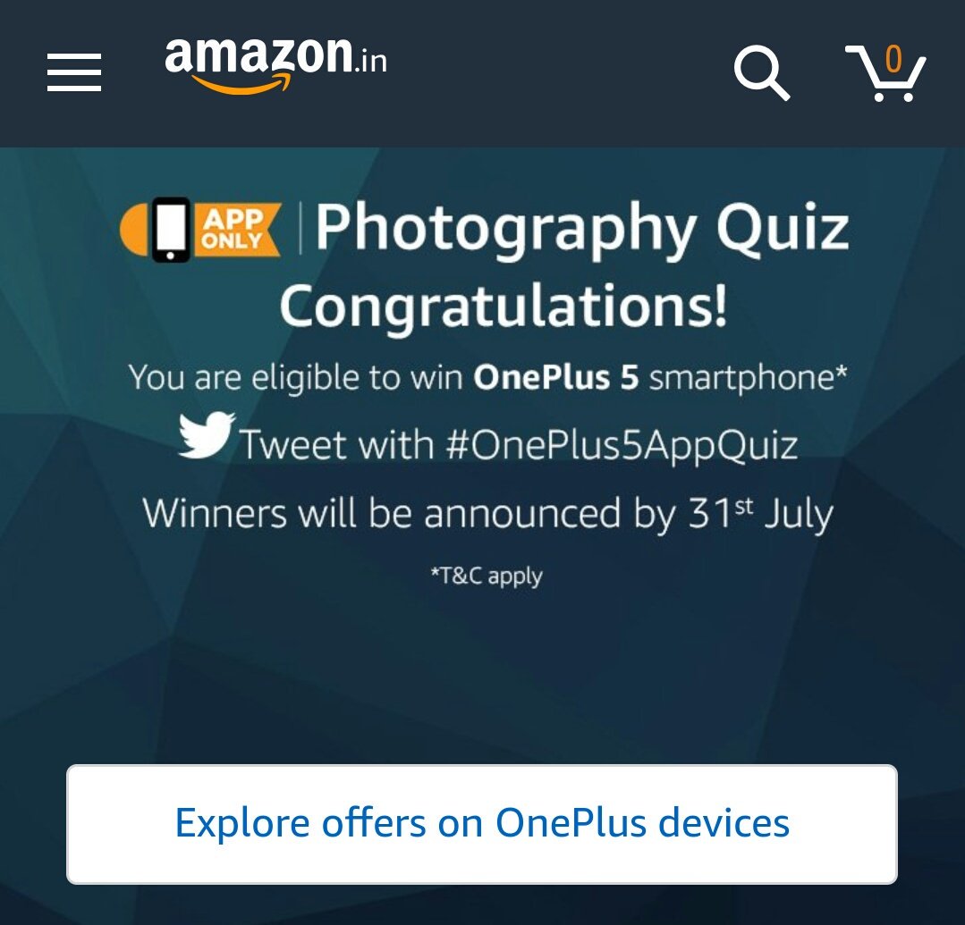 AnuModi_'s tweet image. #OnePlus5AppQuiz