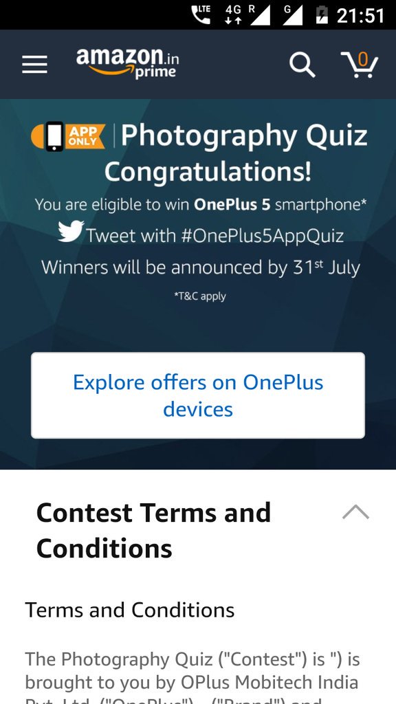 iSheoKumar's tweet image. WOW, let&apos;s test our luck mn
#OnePlus5AppQuiz
