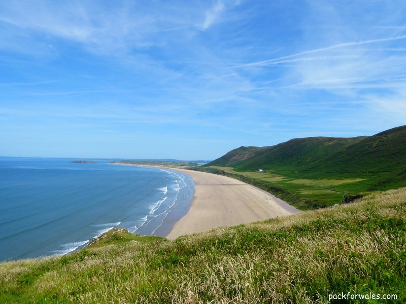 Never get tired of this view #Rhossili #LlangennithBeach