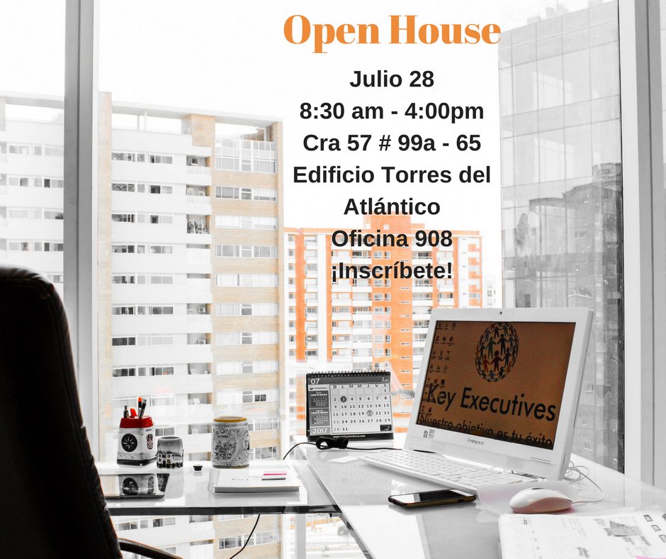 KeyExecutives's tweet image. Open House #trabajosihay #headhunter #Colombia #Barranquilla  Inscríbete aquí keyexecutives.wufoo.com.mx/forms/open-hou…