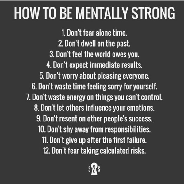 TheDennisWagner's tweet image. RT @Addictd2Success
How To Be Mentally Strong! 
@DavidKWilliams #quote #leadership #inspiration
