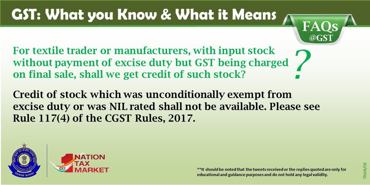 askGST_GoI's tweet image. GST FAQ on ITC - 10 #getGSTready #GSTBoostforBiz #GSTFAQs #GSTSimplified
