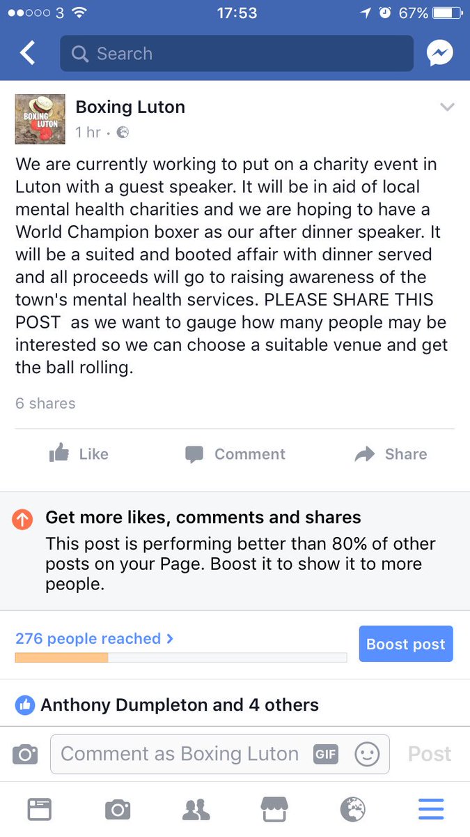 BoxingLuton's tweet photo. Please RT so we can get started on bringing a huge event to the town 

#Luton https://t.co/exwy6agoBE