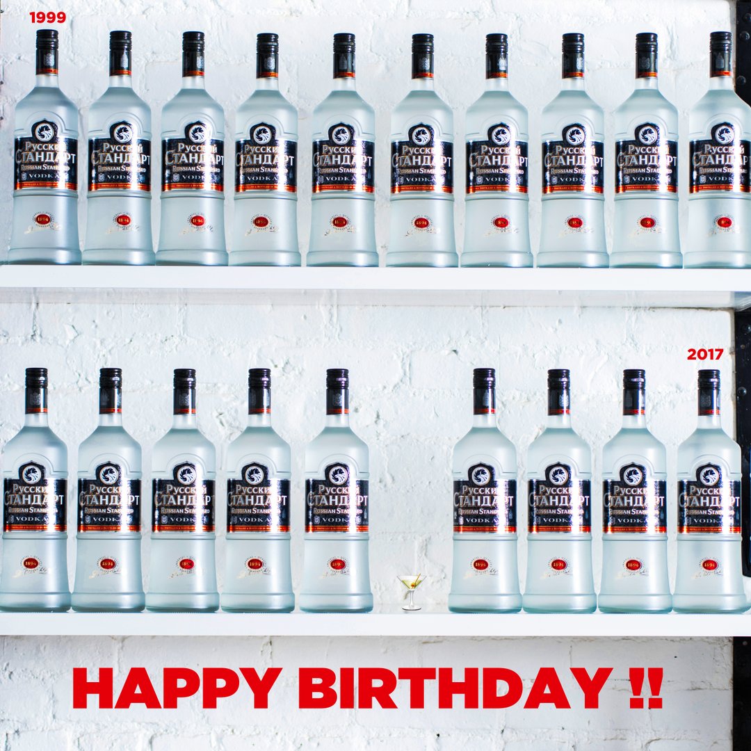 Russianstandardvodka Cheers Davai And Salud To 19 Years Of Russianstandard We Re Proud To Be Your Vodkauthority 19 Birthday Vodka Cheers T Co Qvurrrfigr