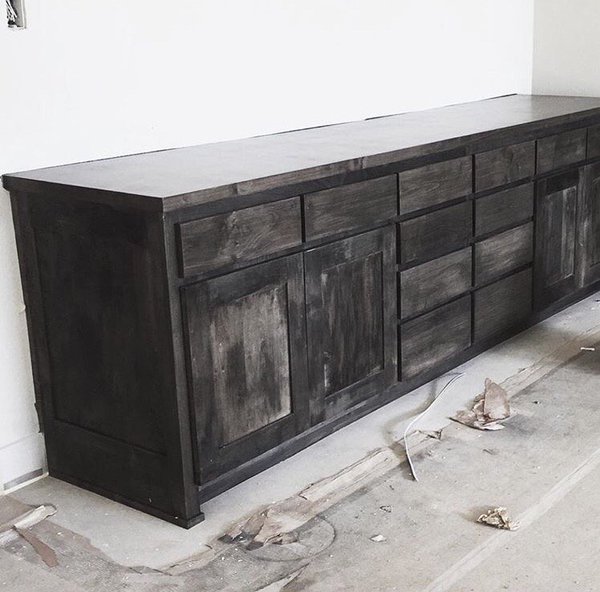 PureColorInc's tweet image. Love how this customer blended PureColor's charcoal &amp;amp; bamboo!!  #stain #woodstain #cleanchemistry #diy #purecolorinc #purecolor