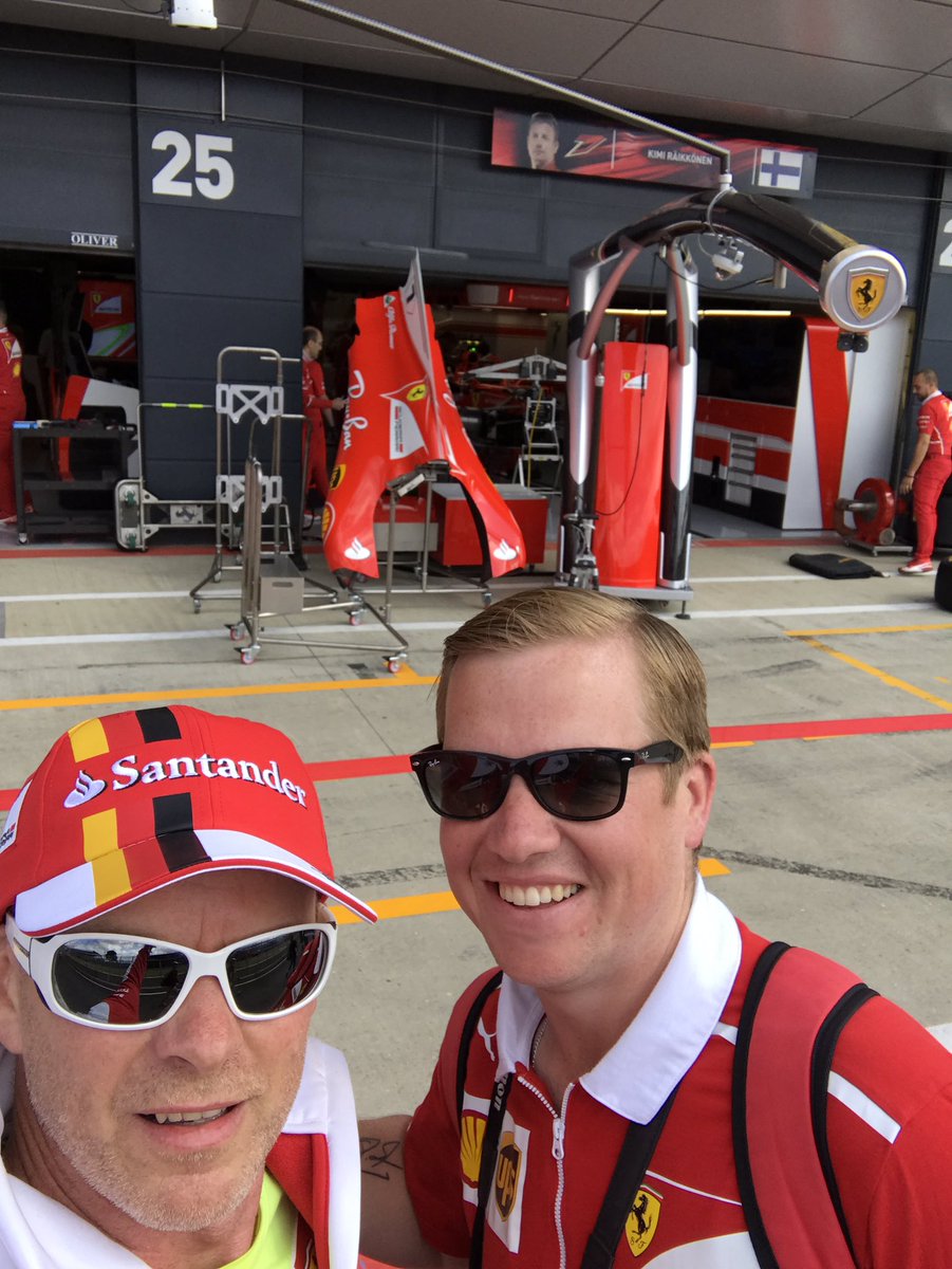 ferrarif1boy's tweet photo. @forzaferrari7 @LiamBloye14 fun times, don't be sad it's over be grateful it happened, #silverstone2017 https://t.co/oGvwLzFu0t