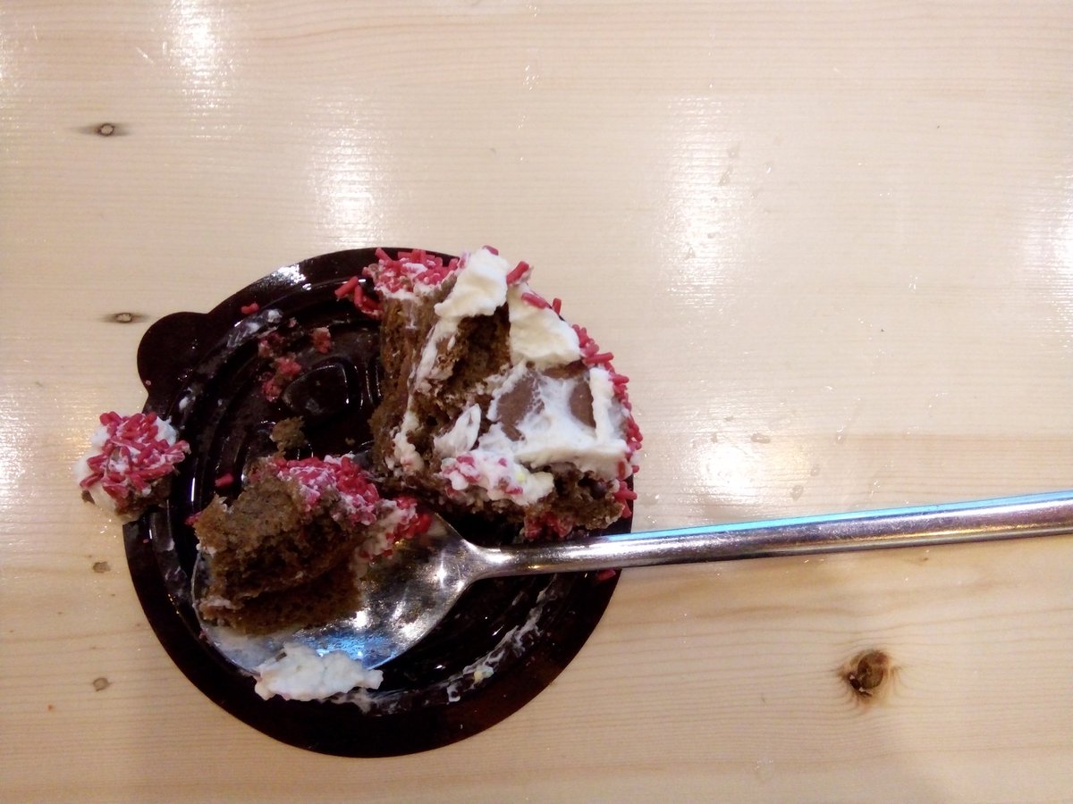 Mess up the cake bc why not.