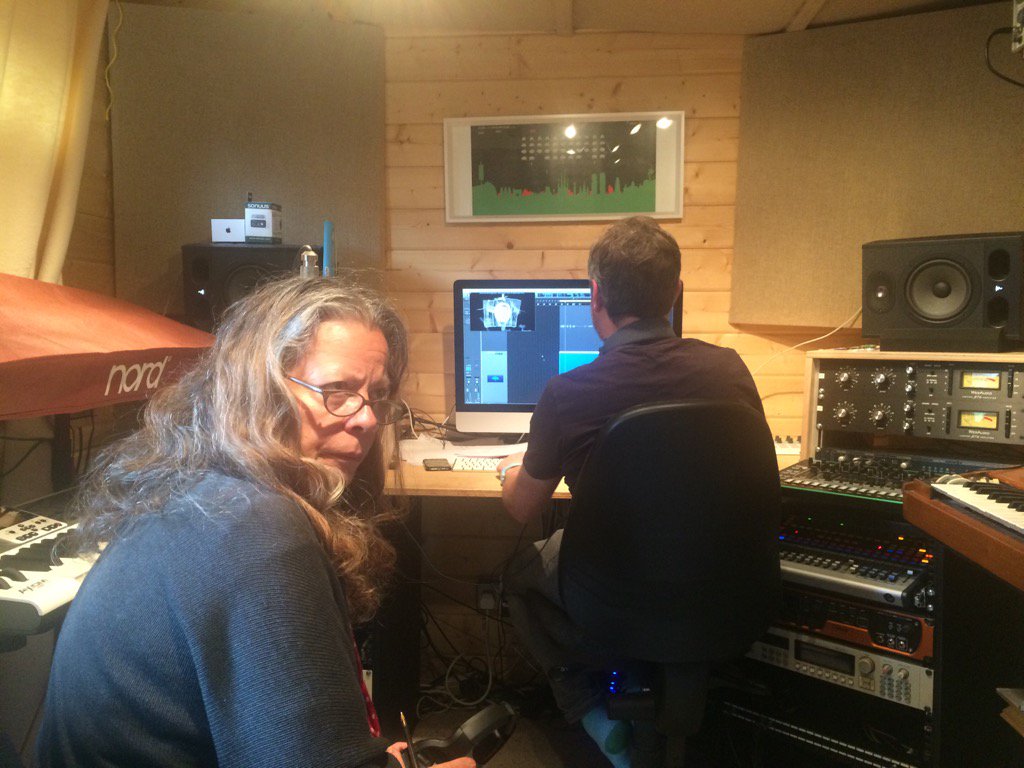 SusanEAldworth's tweet photo. Legendary Michelle Newell recording voice over for Dormez-vous? See+hear this haunting film @yorkstmarys #darkself https://t.co/6oQfYq9JtB