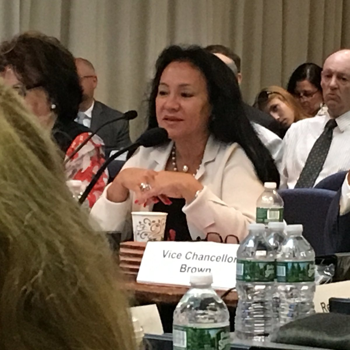 nysut's tweet image. Chancellor Rosa calls it "really disconcerting" to approve charter renewal without data; "like giving a blank check for 9 years."