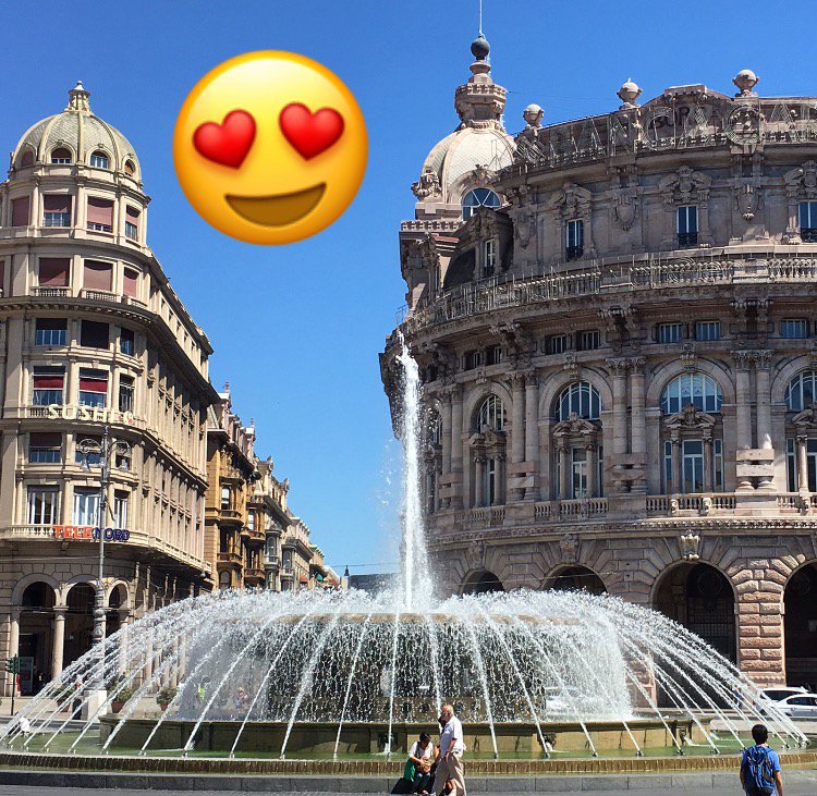 Genova4Tourist's tweet photo. #Genova is ❤️🌱🍵⛲️🖼️🏊⚓️🚢🌞🐬🏛️🇮🇹😍 #WorldEmojiDay @WorldEmojiDay https://t.co/DEMRlCtmaK