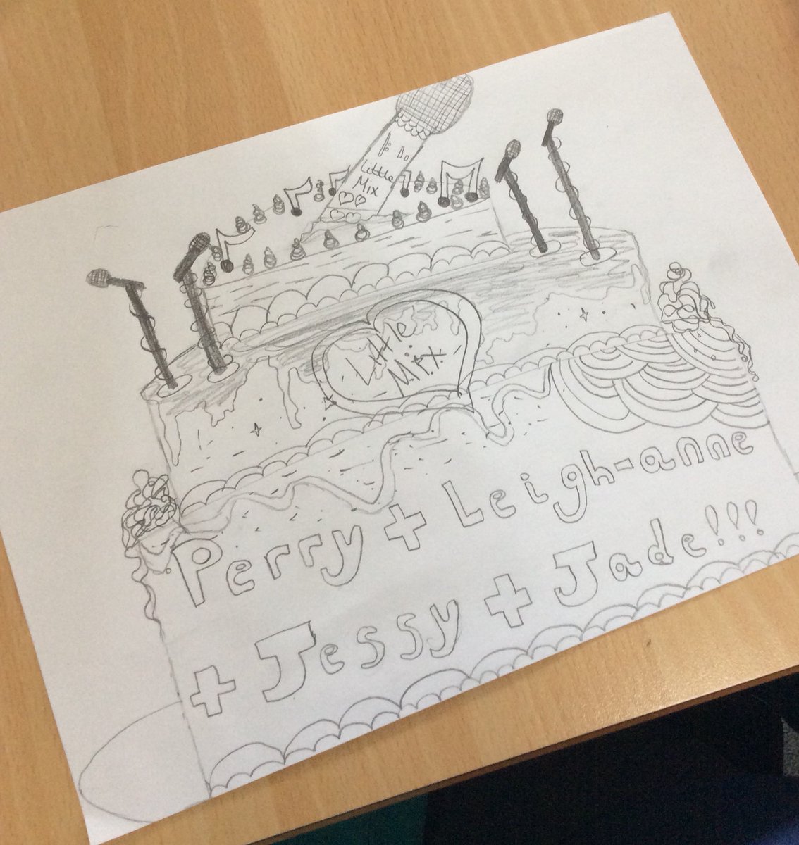 Uptonclass_6b's tweet photo. We've been designing our Upton Bake Off cakes - Star Bakers of the future! @BritishBakeOff @PaulHollywood What do you think? 🎂🍰 https://t.co/tO2YEw1pDu