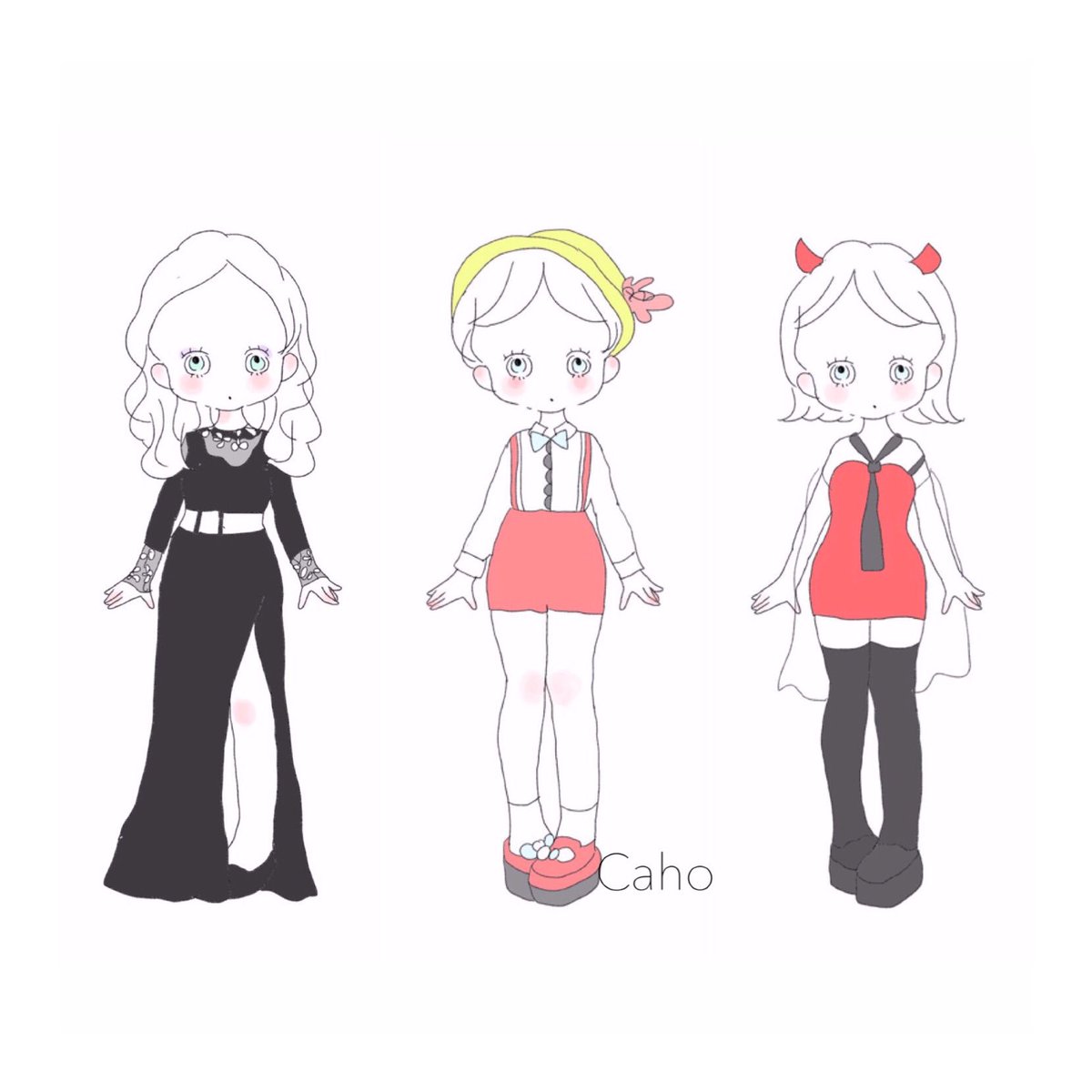 Caho Twice 描きたかったttの衣装