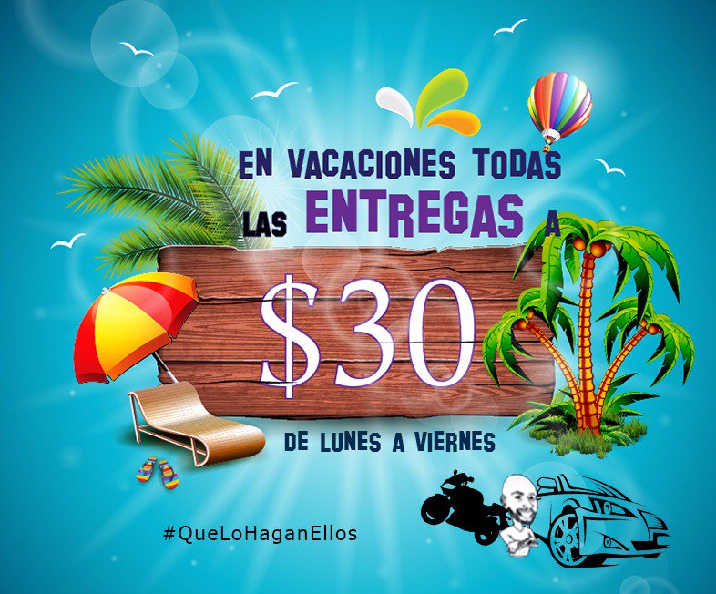El verano llegó a #QueLoHaganEllos 
Y todas la entregas dentro de la ciudad de #Xalapa estaran a $30 del 17 al 31 de julio @Untalpeinas
