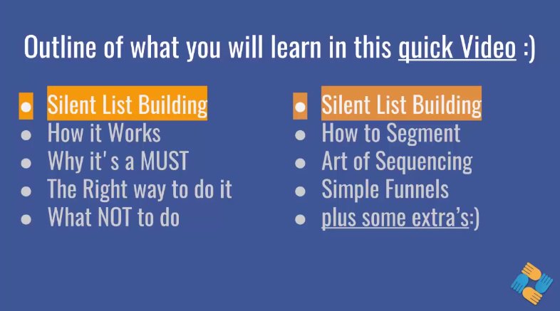 SILENT LIST BUILDING the ONLY Way To Do Business #Silent_freedom bit.ly/2qtEWrk