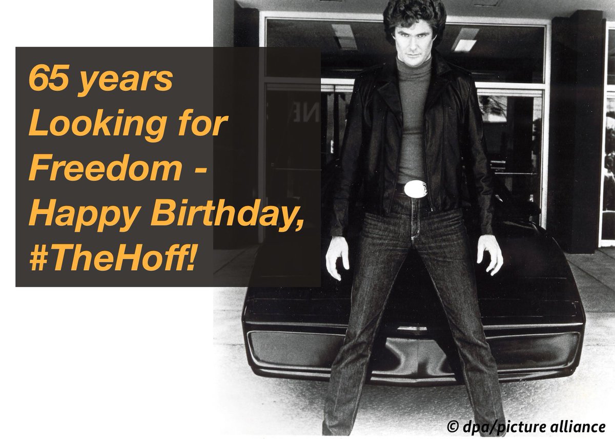 GermanyDiplo's tweet image. At times when people consider building walls again, just think of those who have torn them down: Happy birthday, @DavidHasselhoff!