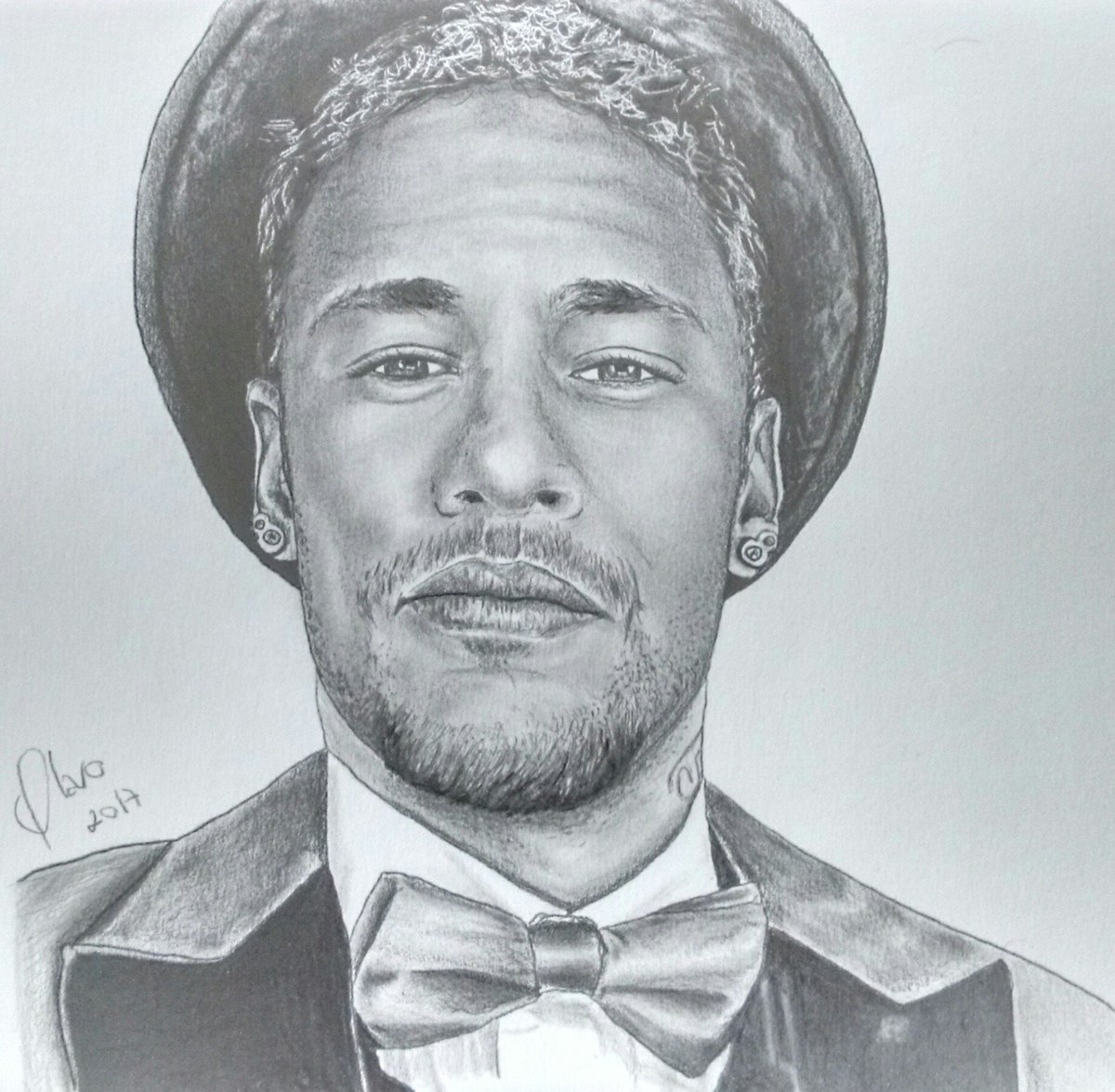 Desenho Realista - Neymar Jr