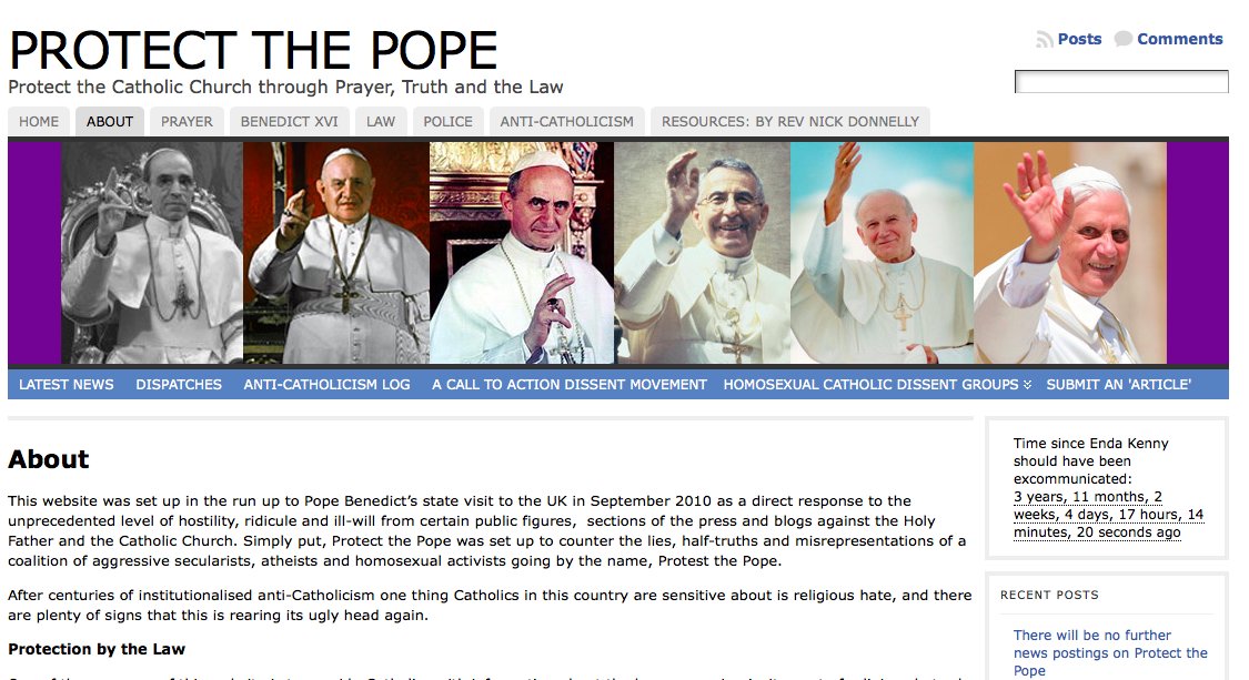 protectthepope's tweet photo. https://t.co/h70qi8DOwd was suppressed in June 2014 by episcopal order https://t.co/67HAbkygUz