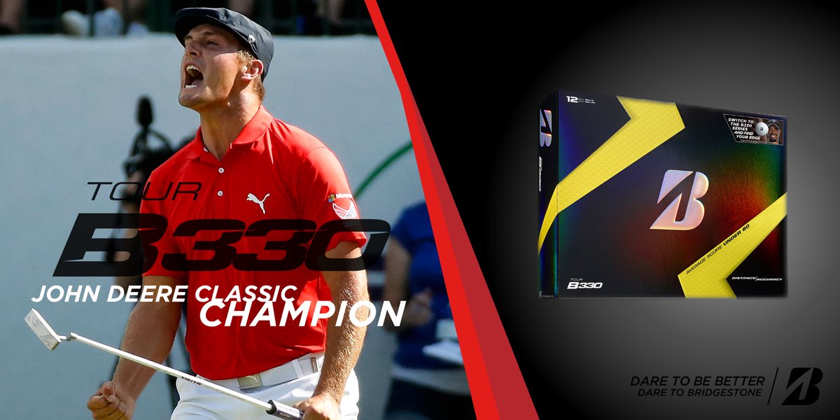 CHAMPION! 🏆 
Congrats to @b_dechambeau on winning the <a href="/JDCLASSIC/">John Deere Classic</a>. 
#DareToBridgestone 
Bryson's Ball -> bit.ly/BD-JDChamp