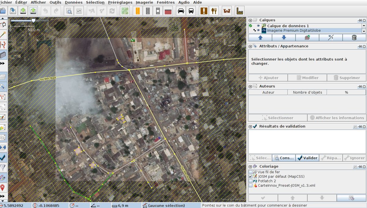 Mapathon #Teshie_Nungua Building Accra, #Ghana ,tache tasks.hotosm.org/project/3322#t… @kateregga1 @EmmanuelBama #AODC2017 Women Mapping @OSMGirls