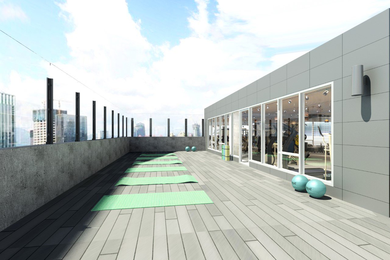 CR8 Design NYC on Twitter "Interior DesignRooftop Gym Club interior