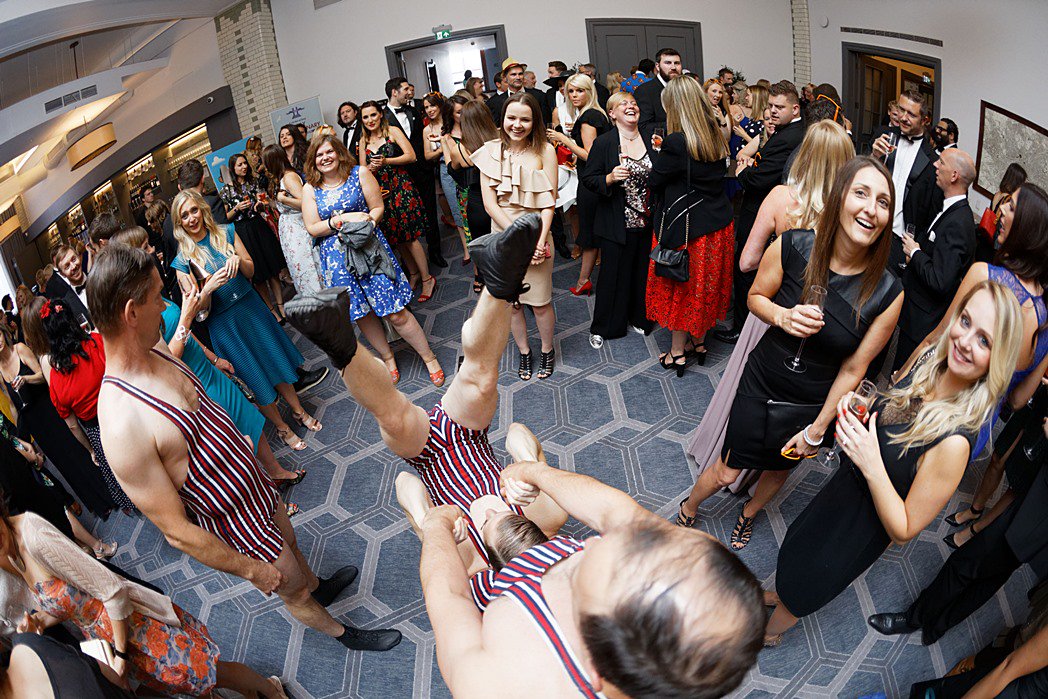 Check out all the snaps from #heist2017 at heistawards.com/photographs.ht… This is our fav so far of the <a href="/AcroChaps/">The Acro-Chaps</a> wowing guests pre-dinner.