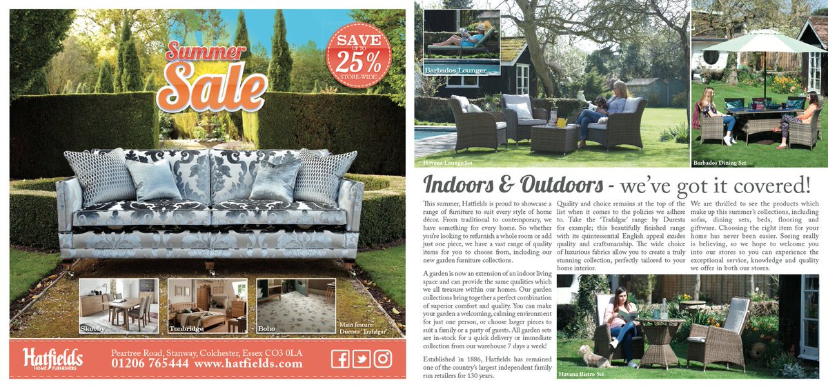 Hatfields Furnishers On Twitter We Re Thrilled To Be In The