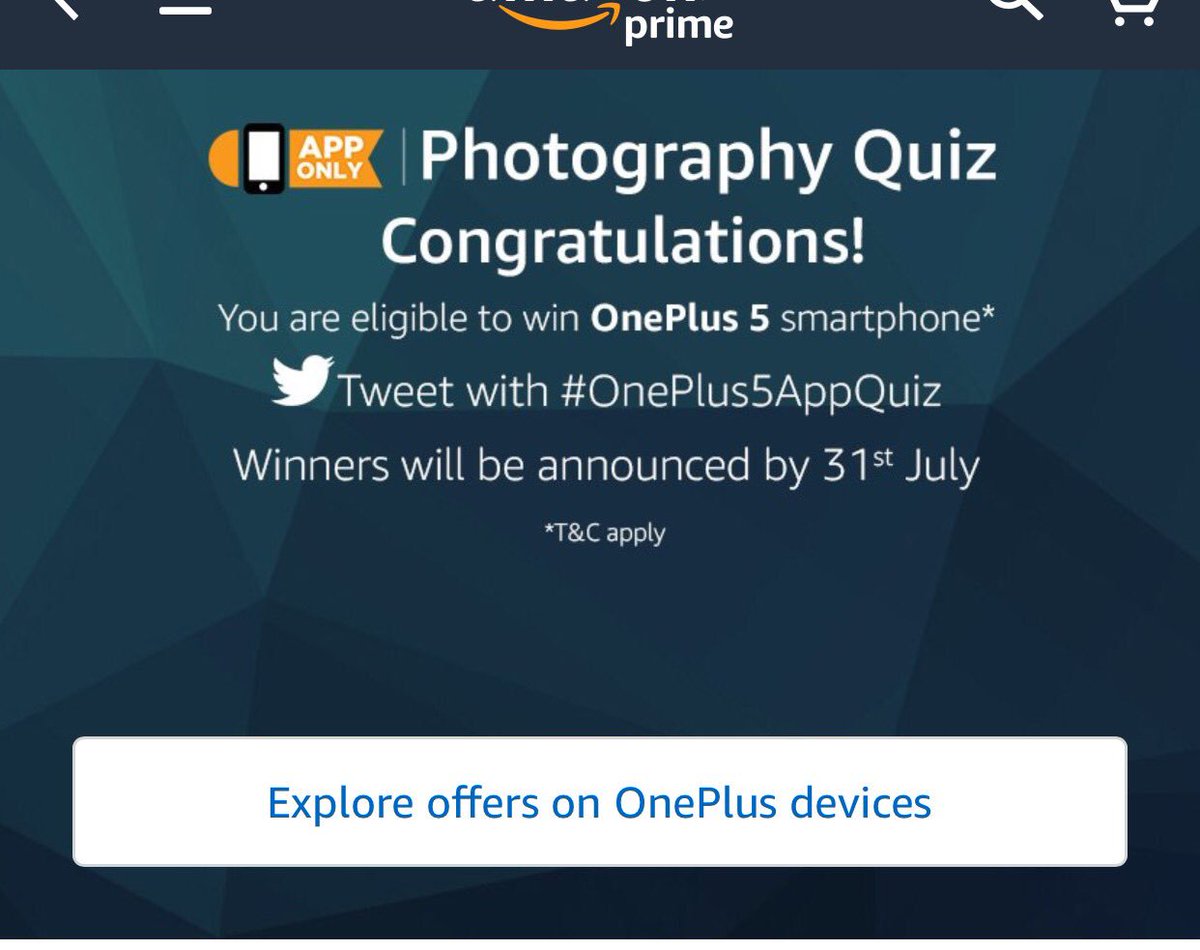 himanshuadarsh's tweet image. #OnePlus5AppQuiz