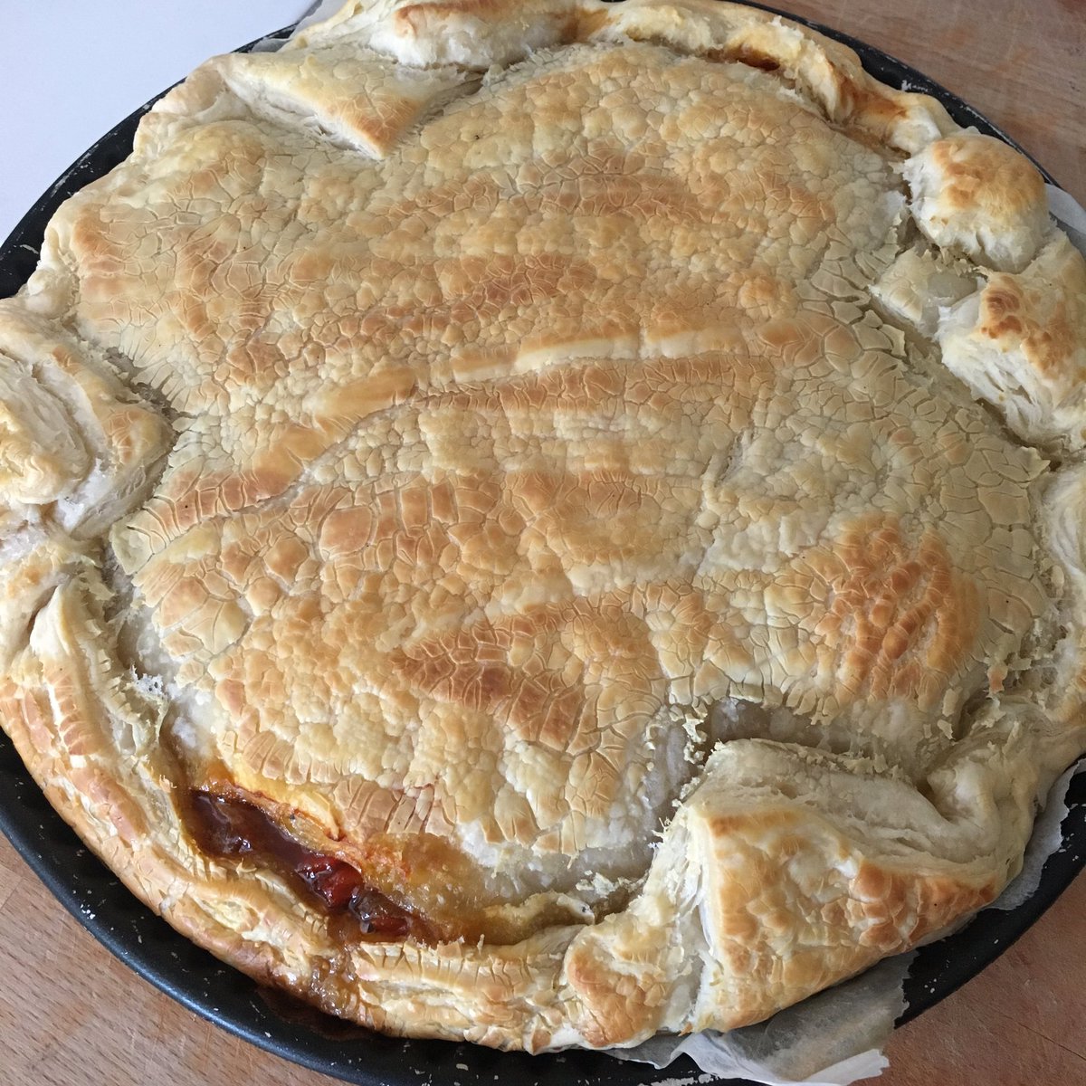 Great easy pepper and oignons tourte! #Vegan #veganfood #veggies #HealthyFood #plantbased