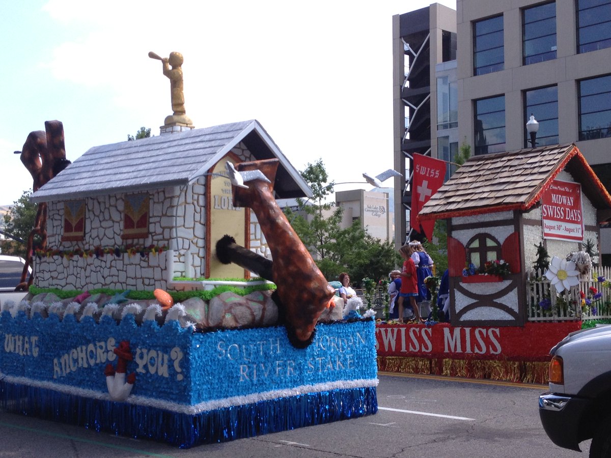 If you're part of <a href="/thedaysof47/">The Days of '47</a> children's parade, don't forget your food donations! We'll be at the start the route!