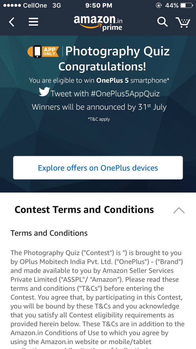 shaheerkhan's tweet image. #OnePlus5AppQuiz