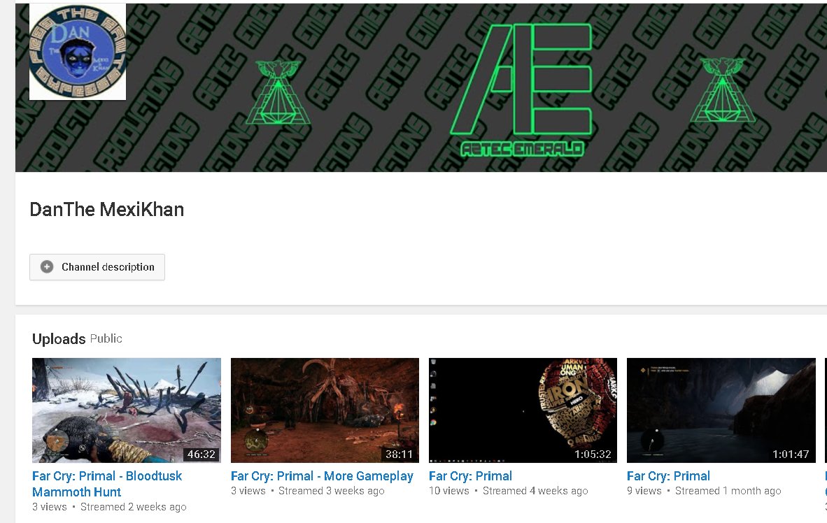 DanTheMexiKhan's tweet image. Woo-hoo, Finally settled on the Cover art for my @YouTube My Channel. PLEASE SUB! #DesperatePlug!! youtube.com/channel/UCDD-g…