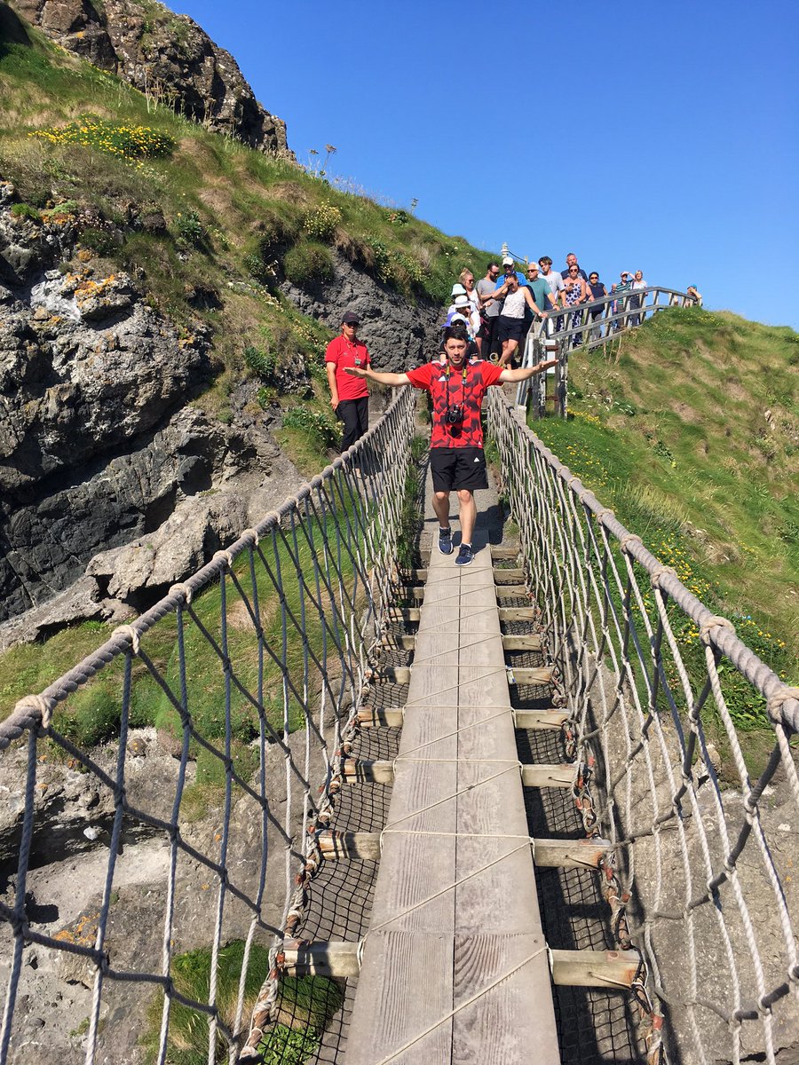 AlanMcGeoch's tweet photo. Belter of a day in N. Ireland!

Visited the Giant's Causeway, Carrick-a-Rede and the Dark Hedges.

Off to Galway tomorrow! https://t.co/bj3FqwYMm6