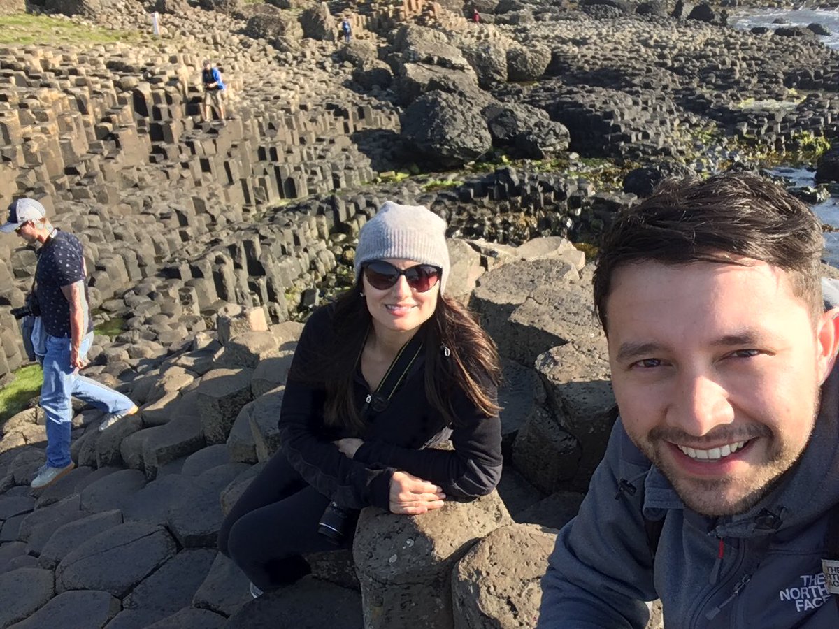 AlanMcGeoch's tweet photo. Belter of a day in N. Ireland!

Visited the Giant's Causeway, Carrick-a-Rede and the Dark Hedges.

Off to Galway tomorrow! https://t.co/bj3FqwYMm6