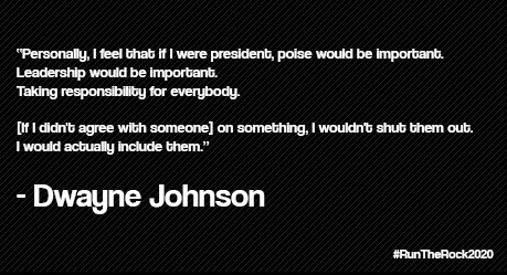 RunTheRock2020's tweet image. The People's Champion, folks. #MakeAmericaRockAgain