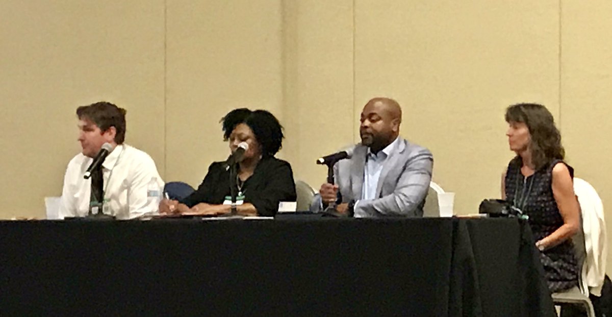 ConsultQuadel's tweet photo. Quadel's Penny VanderWall joins a great panel of experts on the importance of resident engagement. #NAHROinIndy #affordablehousing #quadel https://t.co/iACyZKXsji