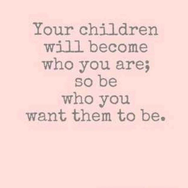 HeyParentBaby's tweet image. Your children are made from you of course there's the probability they will turn out as you :) you are in charge of this. #parenting #tips