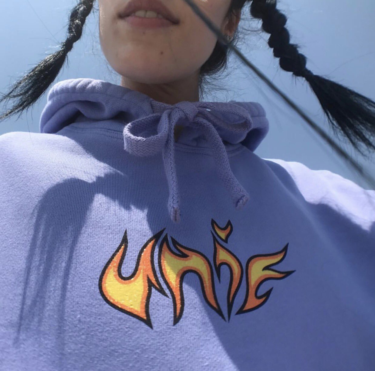 UNIF flame hoodie