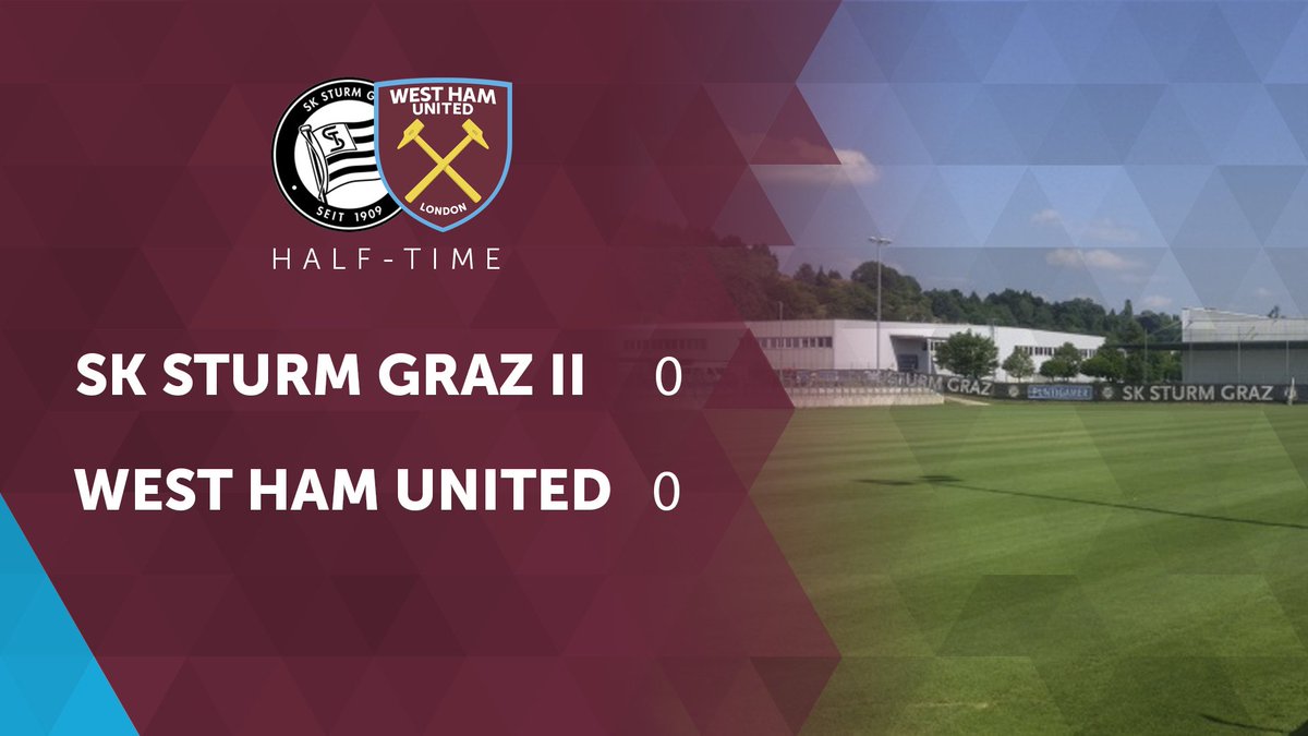 WestHam's tweet photo. Goalless at the break... https://t.co/JjX45Osll0