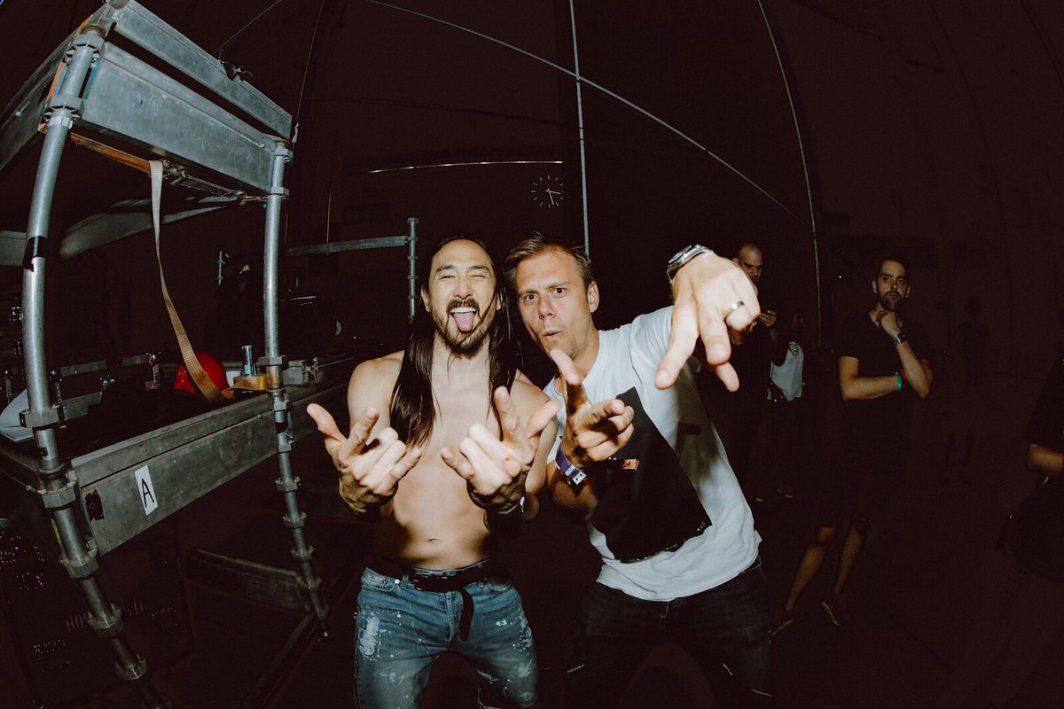 steveaoki's tweet image. Backstage Life @arminvanbuuren
