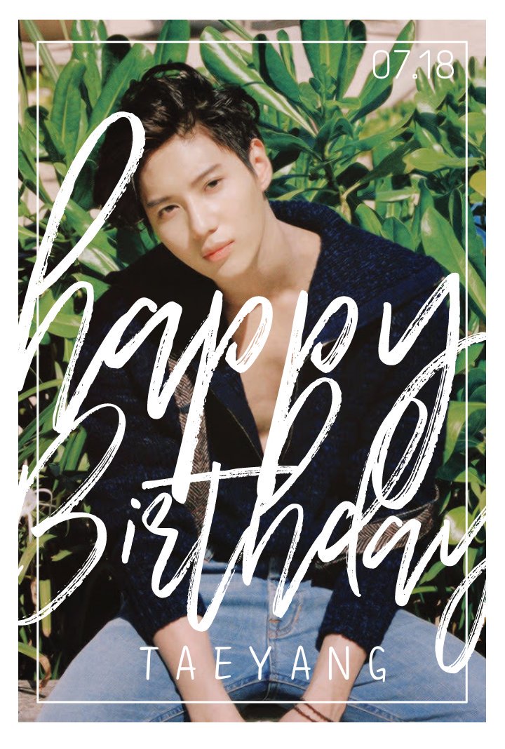 WMentRP's tweet photo. HAPPY BIRTHDAY MONSTEEN 'TAEYANG'! #νμμ΄μ΄_μμΌμΆνν΄ #HappyTaeyangDay #μ€λμ΄_νμ_λ°μ΄ #0718 #FromWM https://t.co/YSP5btTpep