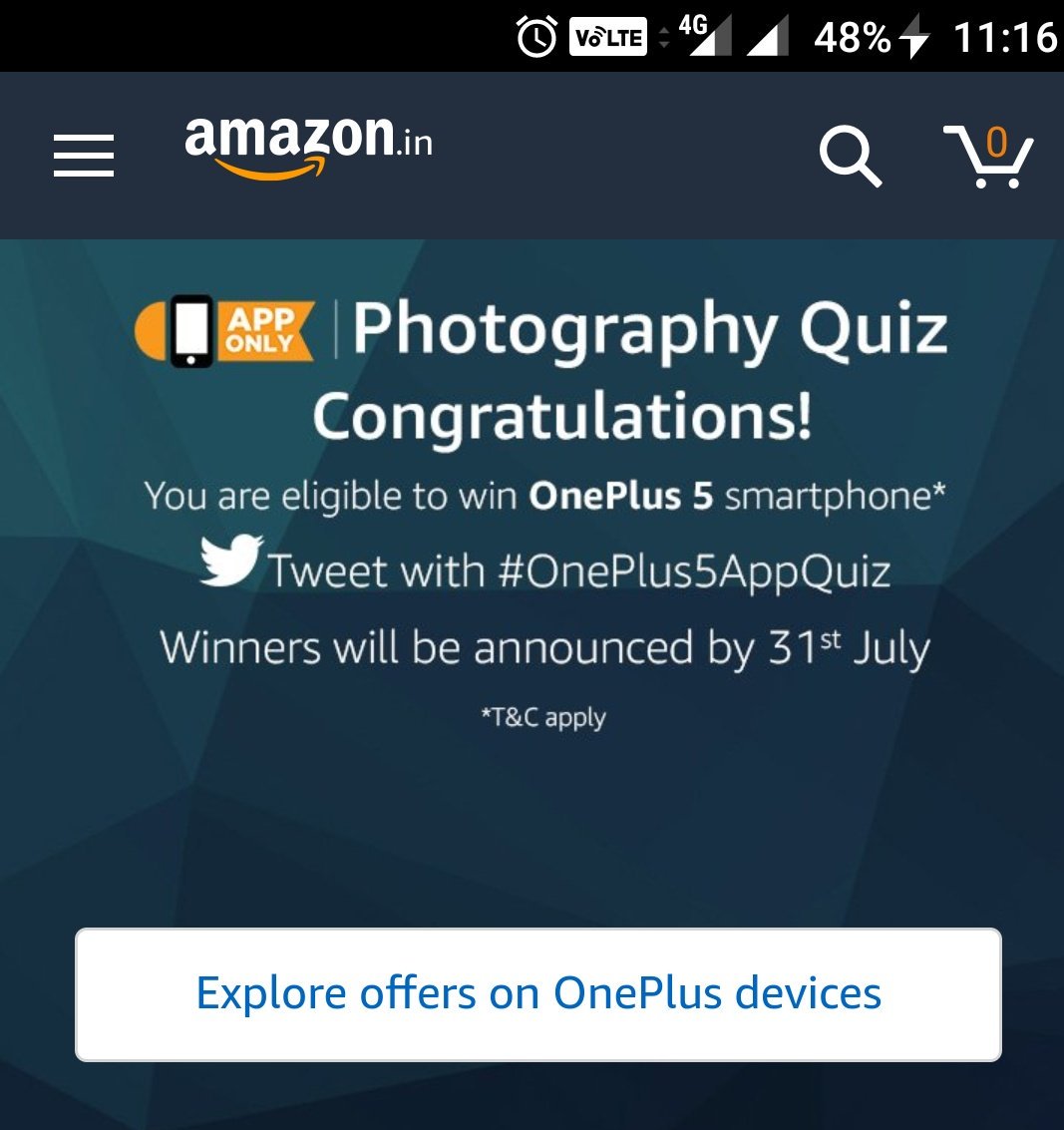 kamlesh_gupta's tweet image. #OnePlus5AppQuiz