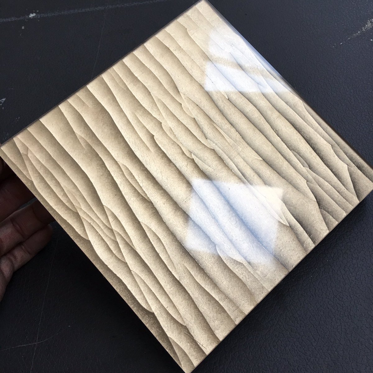 StuartFoxStudio's tweet image. Lots of beautiful samples leaving the studio this week. Inc. 22ct Moon Gold - Cracked Modern Gesso